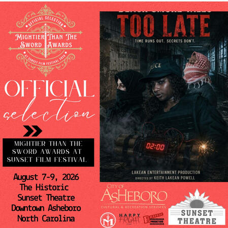 Too Late Selected For A Film Festival